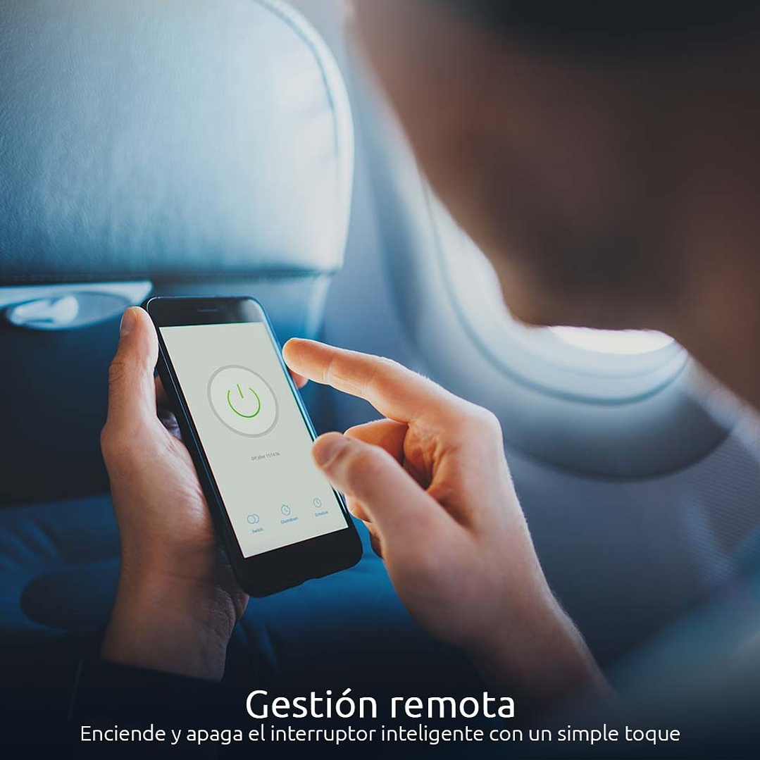 Enchufe externo inteligente wifi Nexxt NHP-O610 220V  2 tomacorrientes 5