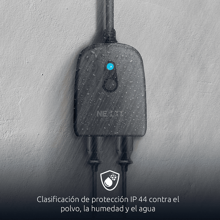 Enchufe externo inteligente wifi Nexxt NHP-O610 220V  2 tomacorrientes 2
