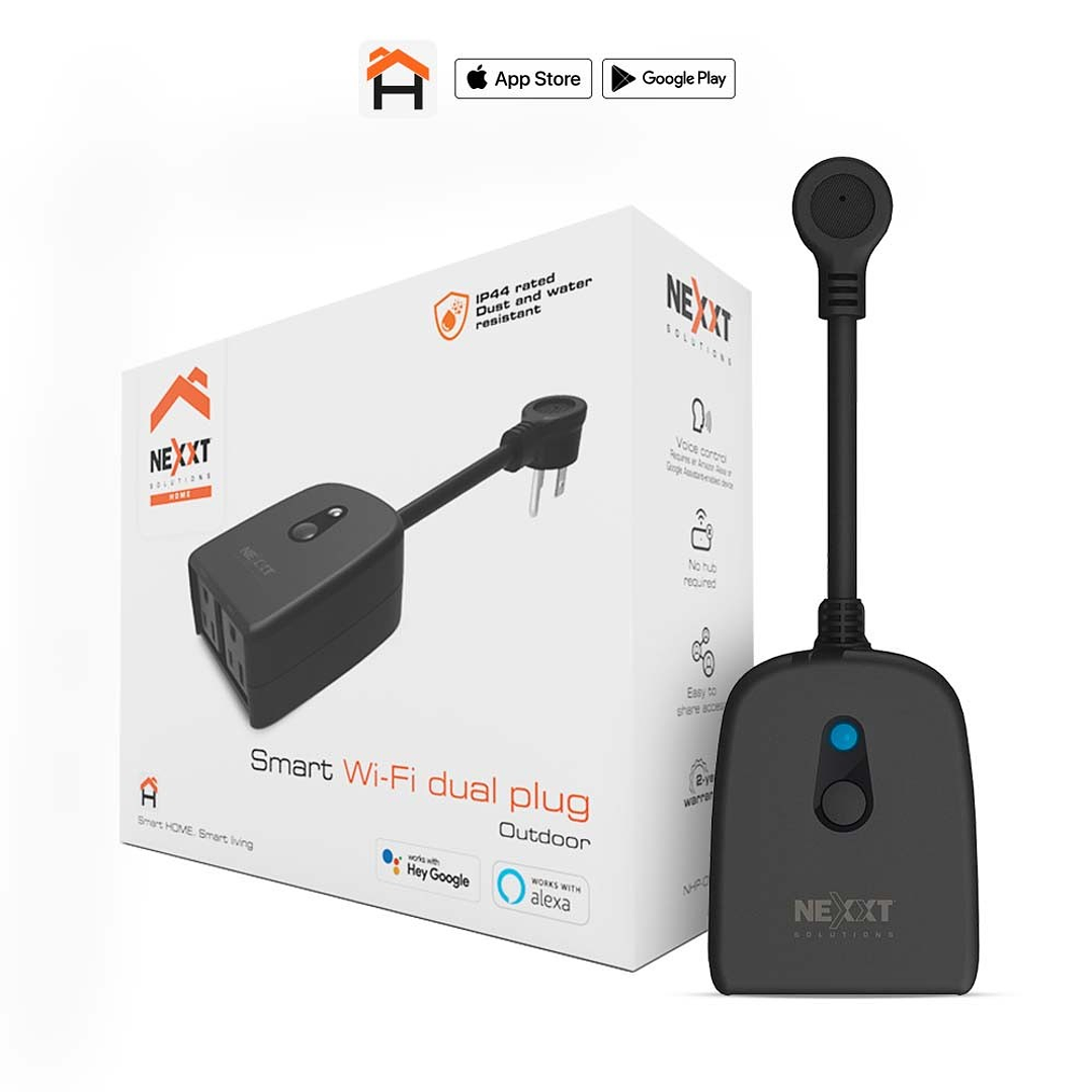 Enchufe externo inteligente wifi Nexxt NHP-O610 220V  2 tomacorrientes 1