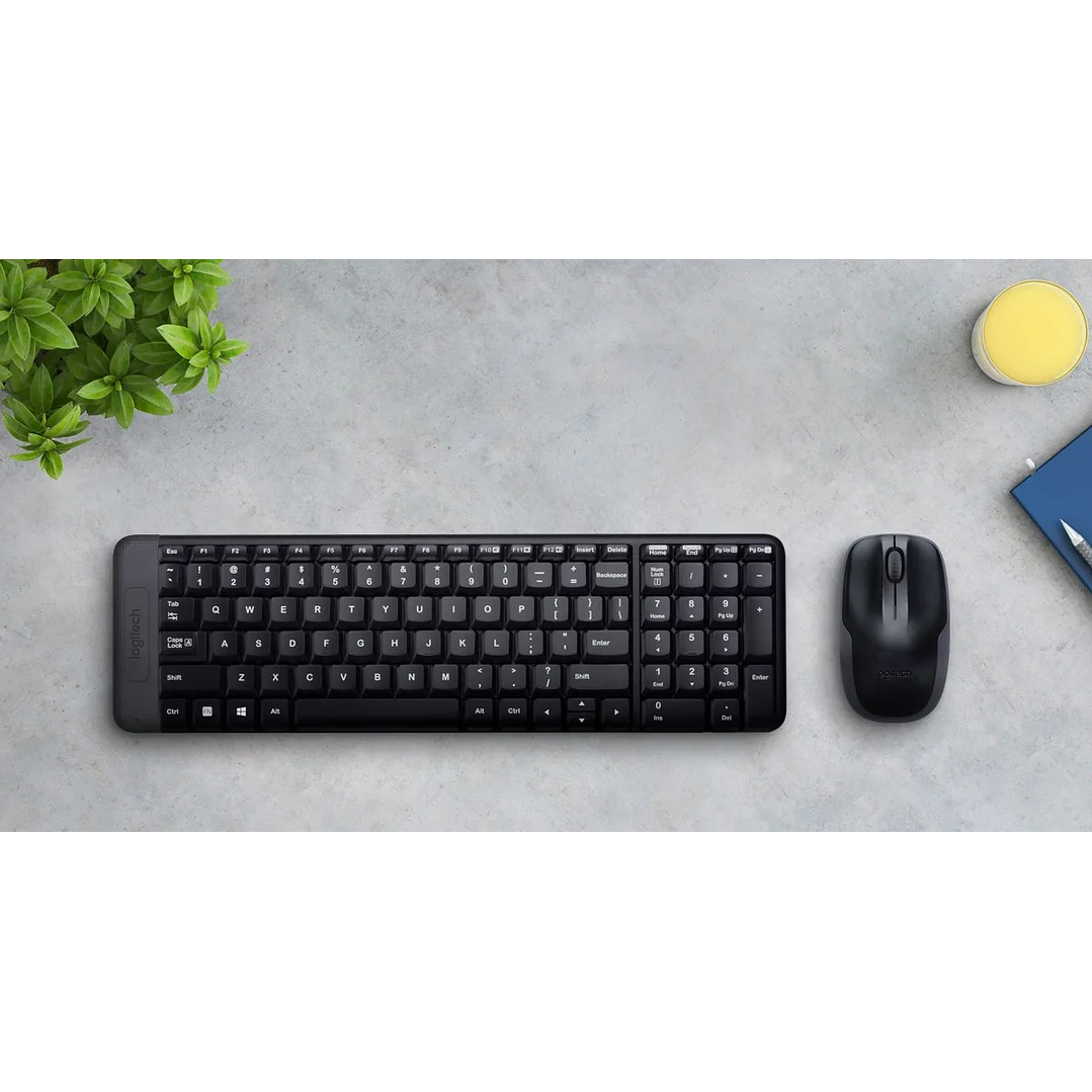 KIT LOGITECH MK220 WIRELESS TECLADO + MOUSE 2