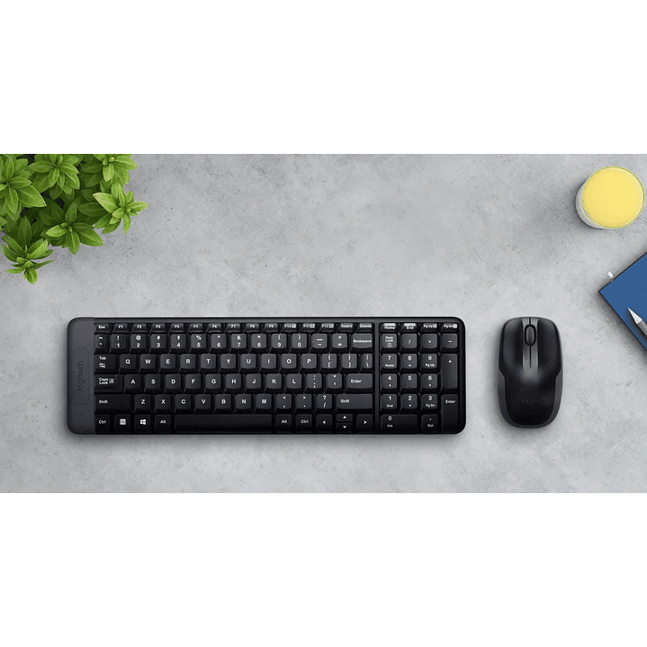 KIT LOGITECH MK220 WIRELESS TECLADO + MOUSE 2