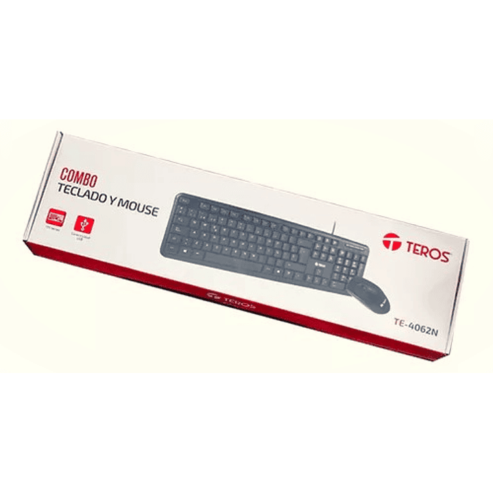 Kit Teclado y Mouse Teros TE4062N 1