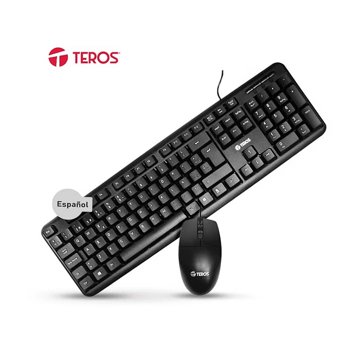 Kit Teclado y Mouse Teros TE4062N 2