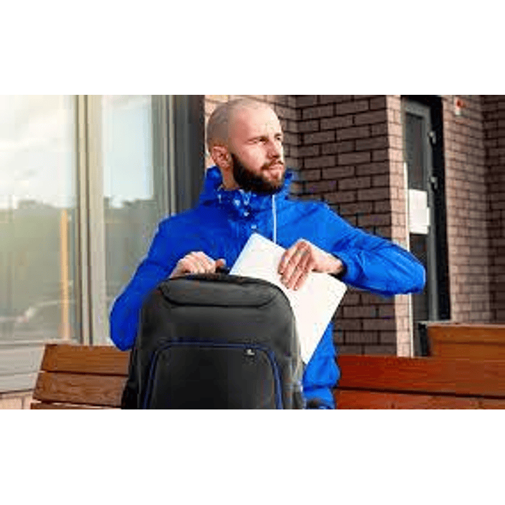 MOCHILA XTECH HASTA 15.6  NEGRO 4