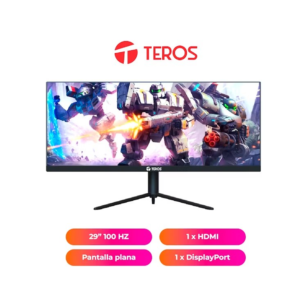 Monitor Teros Gaming UltraWide TE-2910G 29 IPS WFHD 100HZ  1MS  G-sync 1
