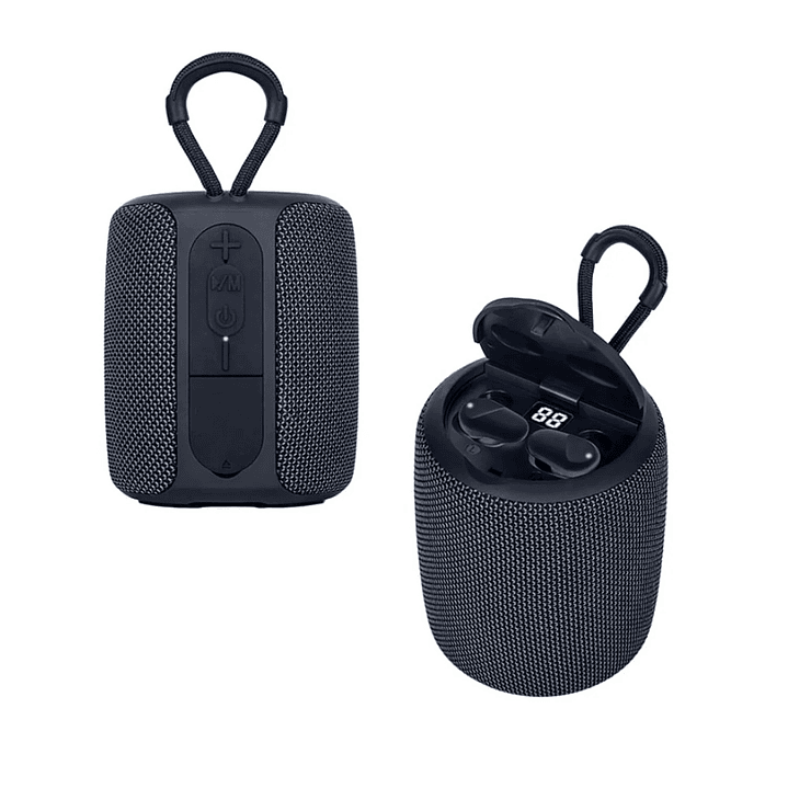 Parlante y Audífonos Inalámbrico TE-6033N TEROS 2 en 1 Negro 4