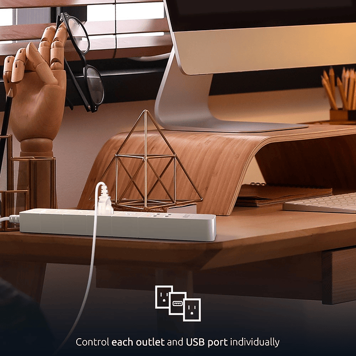 REGLETA INTELIGENTE NEXXT HOME NHP-E610 WI-FI 4 PTOS USB   220V 2