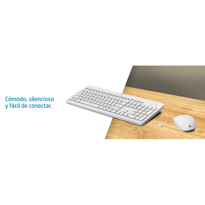 TECLADO Y MOUSE HP 230 WHITE 2