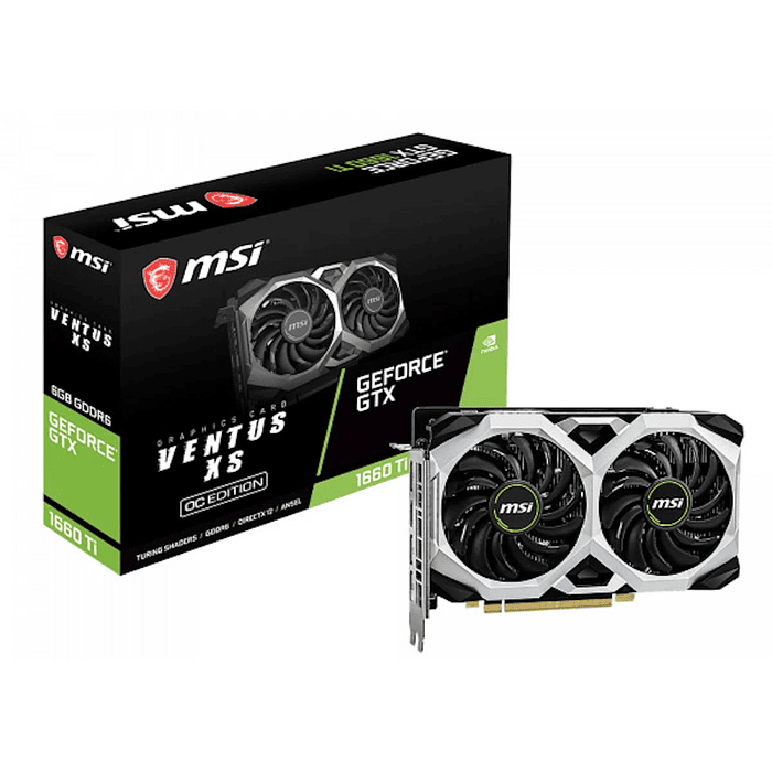 VGA MSI GFORCE NVIDIA GTX 1650 D6 VENTUS XS OCV3 4GB GDDR6 1