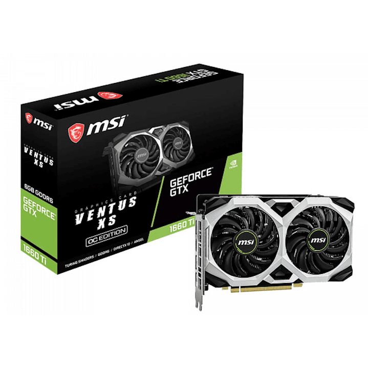 VGA MSI GFORCE NVIDIA GTX 1650 D6 VENTUS XS OCV3 4GB GDDR6 1