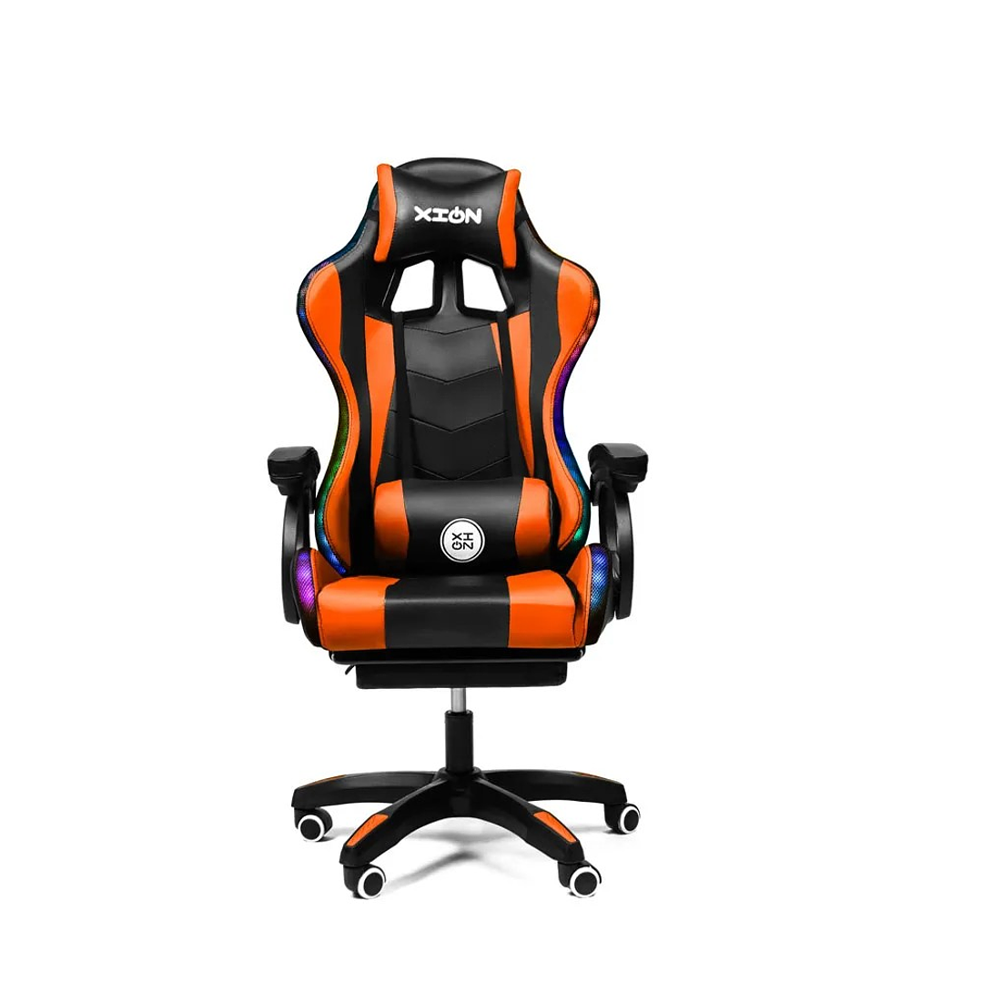 Silla Gamer Xion Raven RGB con Luces Masajeador 5