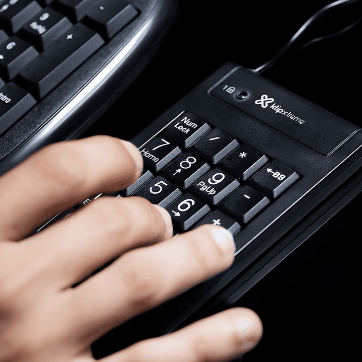 Teclado Numérico Klip Xtreme KNP-100 Abacus Numeric USB Negro 3