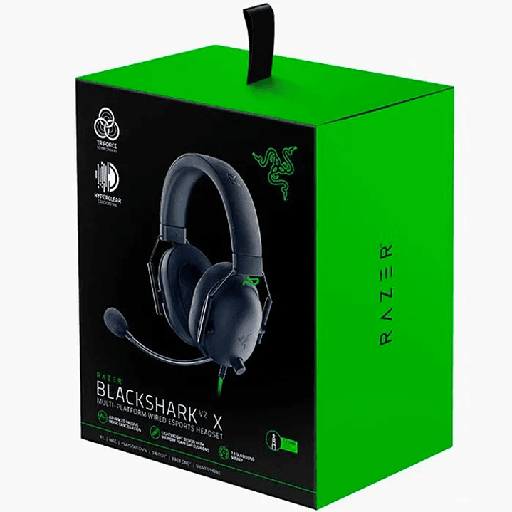 AUDIFONO RAZER BLACKSHARK V2 X EDITION MULTIPLATAFORMA 7.1 CON MICROFONO 1
