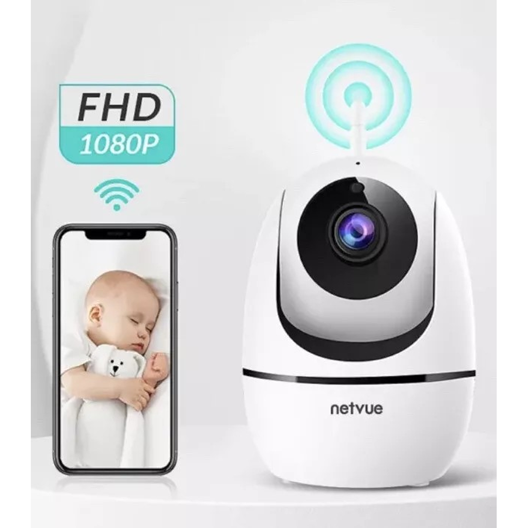 NETVUE Cámara interior, 1080P FHD 2.4GHz 3