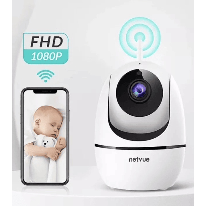 NETVUE Cámara interior, 1080P FHD 2.4GHz 3