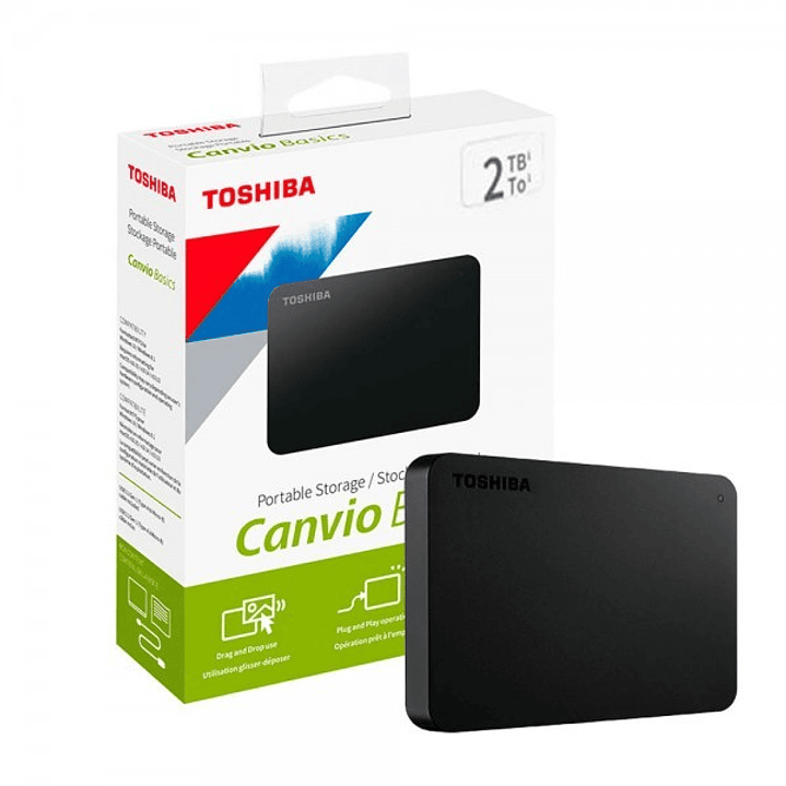 DISCO EXTERNO 2TB TOSHIBA CANVIO BASICS 1