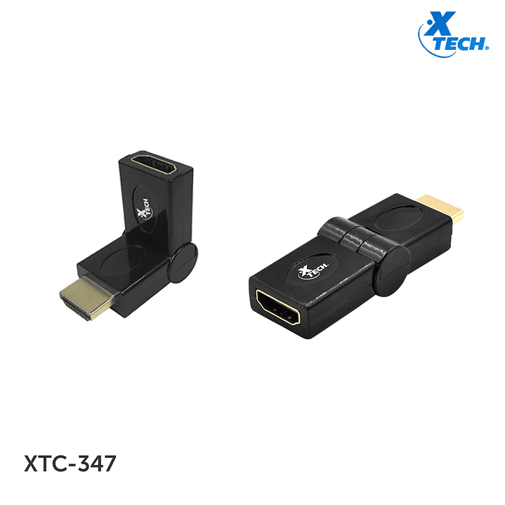 Adaptador HDMI Xtech XTC-347 HDMI macho a HDMI hembra ajustable 1