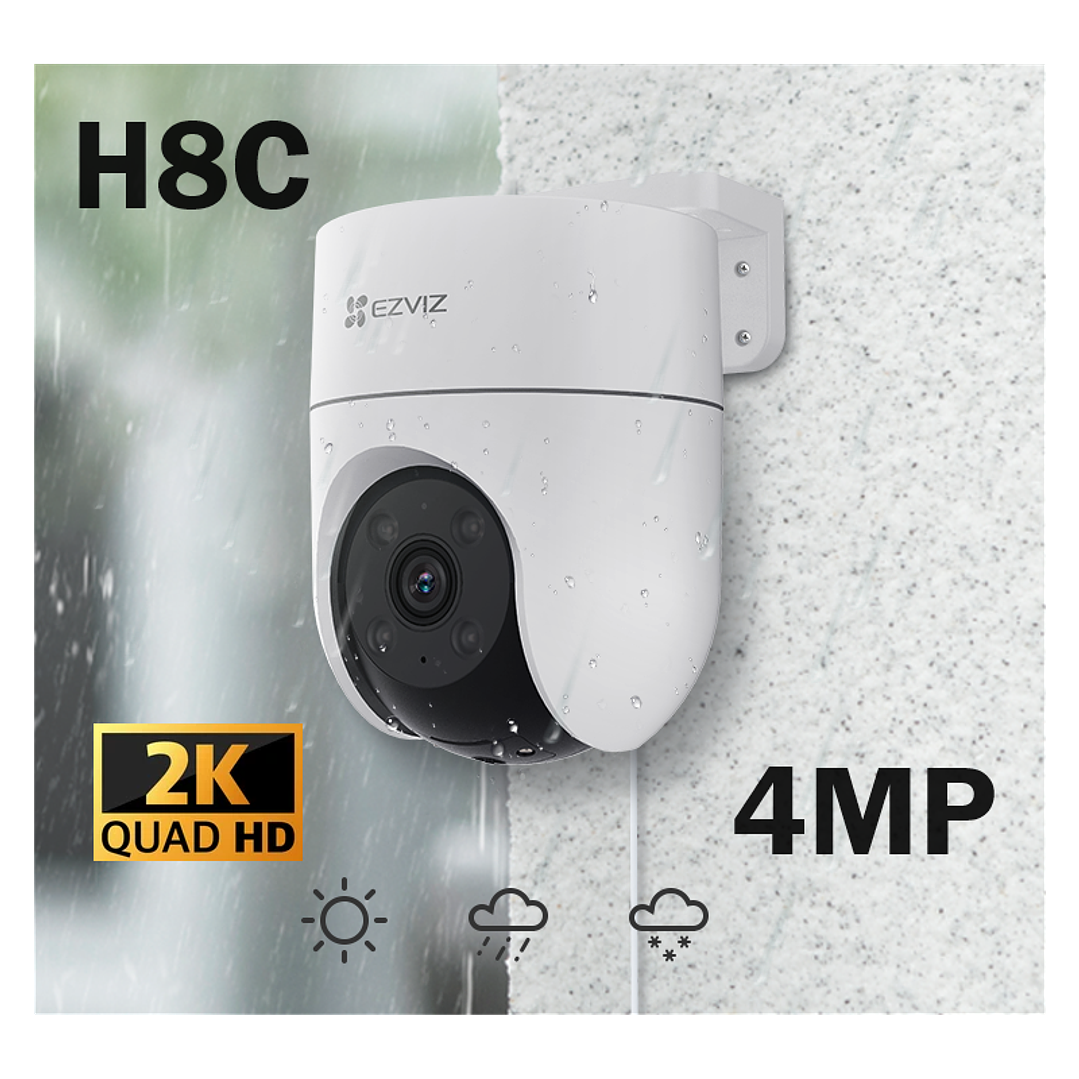CAMARA PARA EXTERIOR H8C 4MP 2K EZVIZ 2