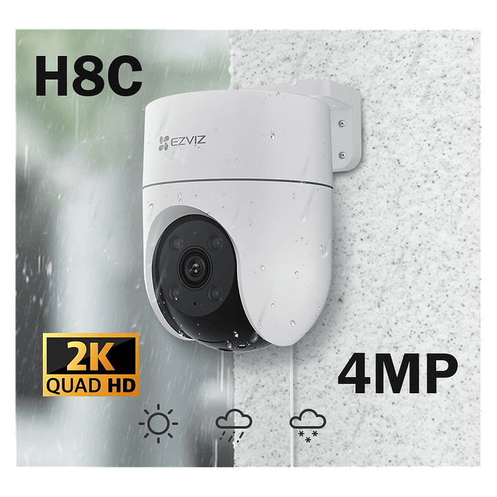 CAMARA PARA EXTERIOR H8C 4MP 2K EZVIZ 2
