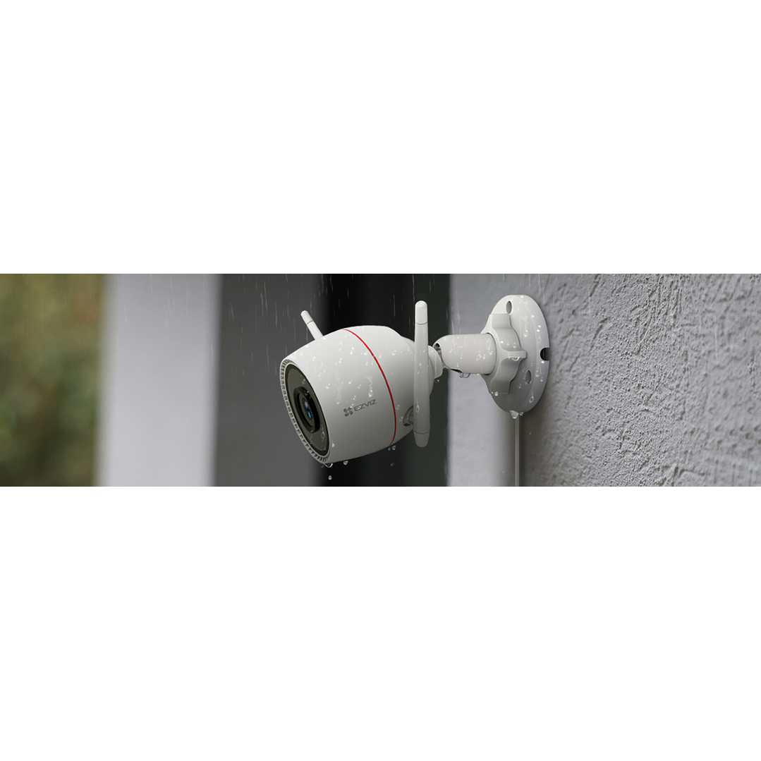 EZVIZ H3C 2K Cámara de Seguridad WIFI 3MP Exterior, Audio bidireccional Detección Humano Alexa 4