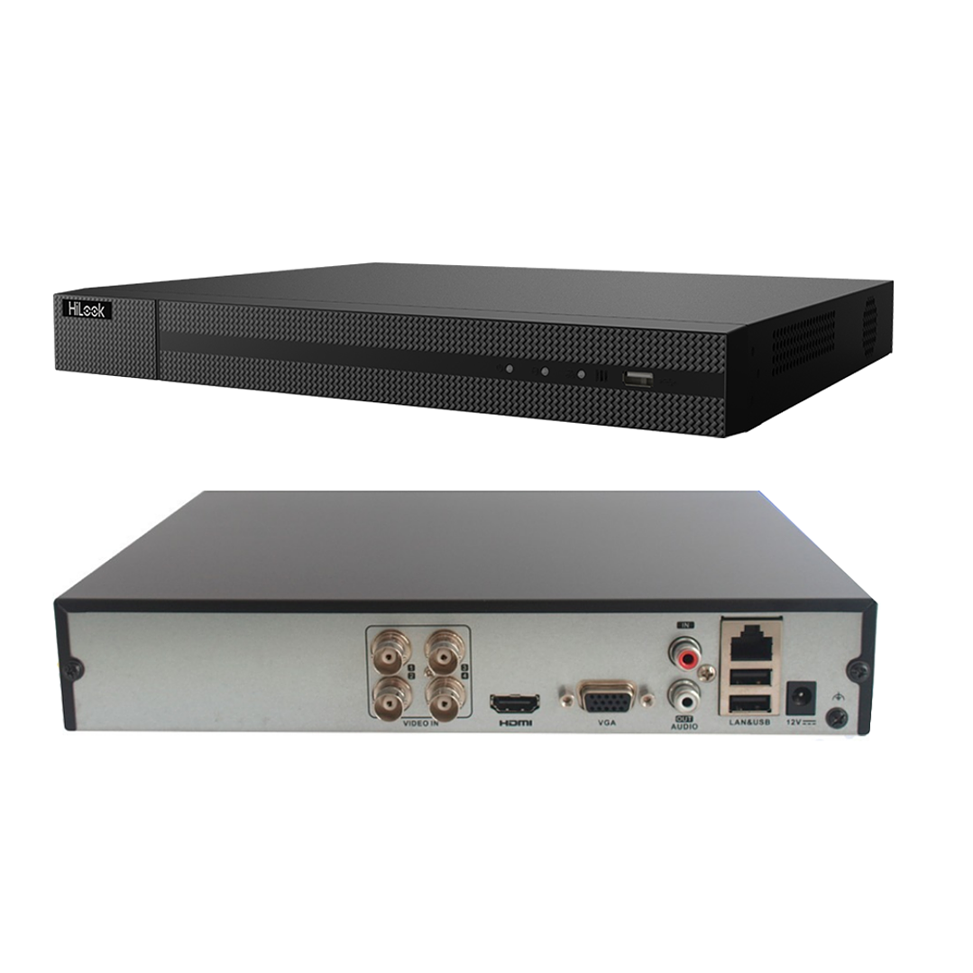 CÁMARAS SEGURIDAD HiLooK KIT 4 Ch 5 MP C/AUDIO 5