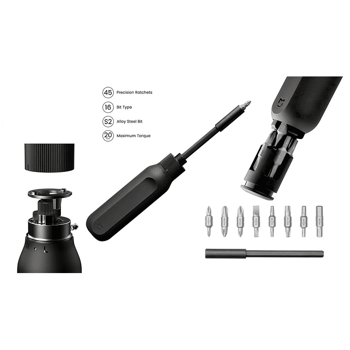 Desarmador Xiaomi Mi 16 In 1 Ratchet Screwdriver 4
