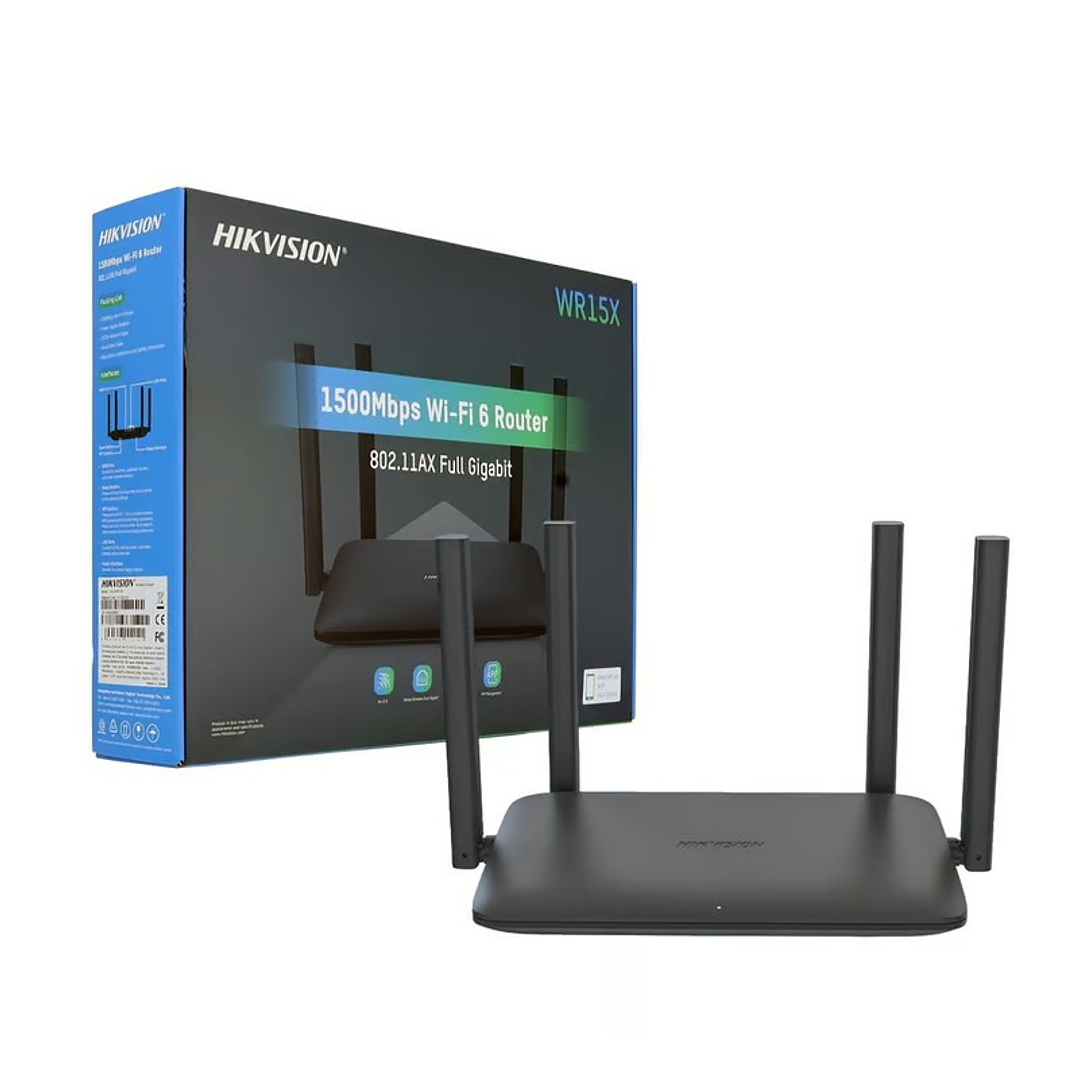 Router Inalámbrico Wifi 6 HikVision 1500mbps 2 Bandas Ds-Wr15x 3