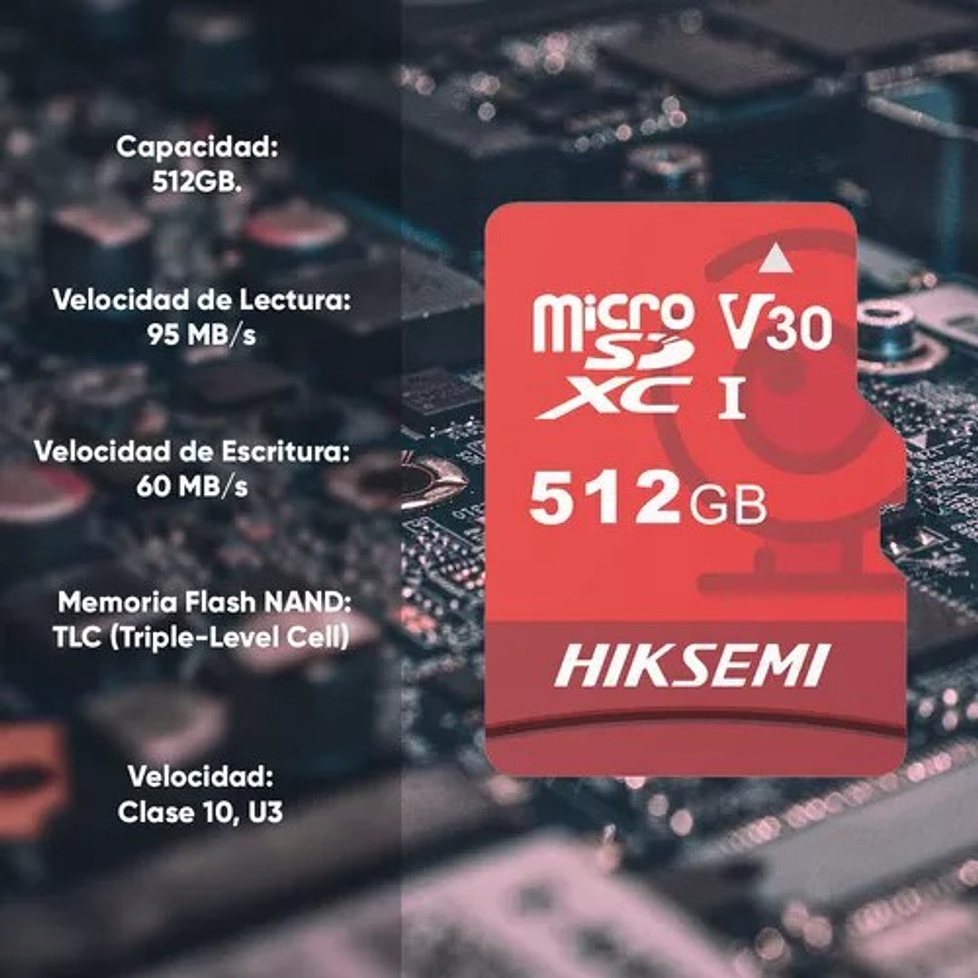 Memoria MicroSd Neo Plus 512GB HikSemi  2
