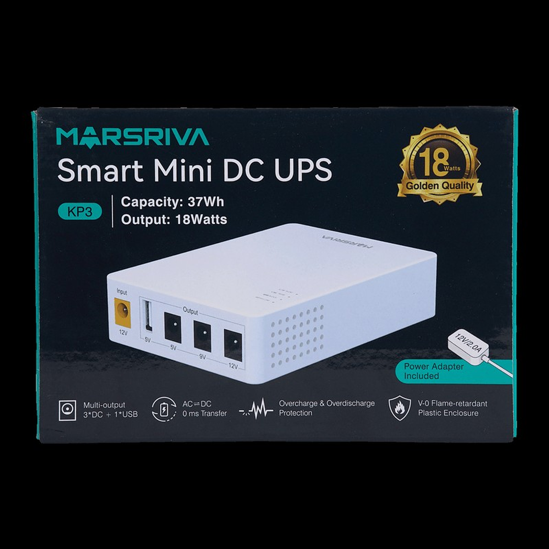Mini Ups Inteligente Marsriva KP3 18watts/ 10.000mah 4