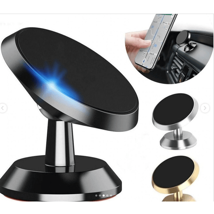 Soporte Magnético Para Celular Con Imán y Rotación 360º 3