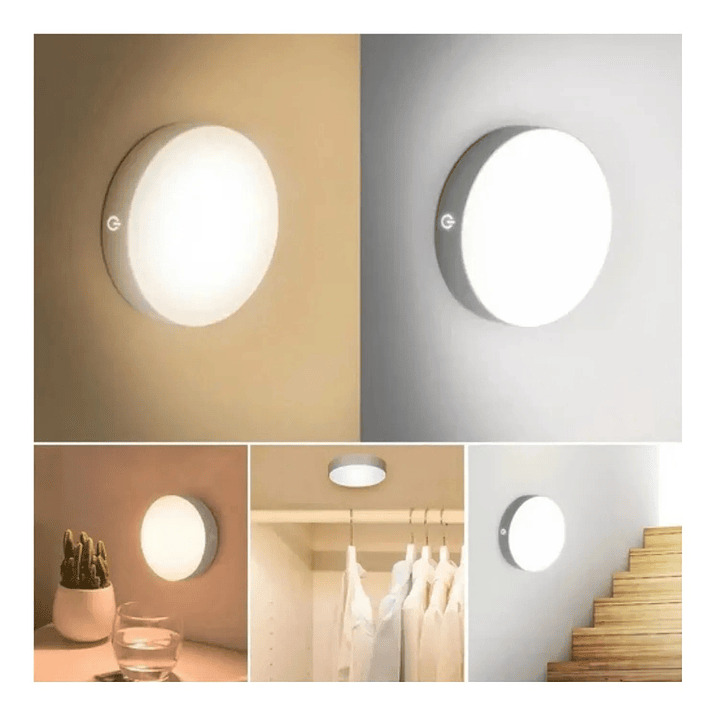 Foco Lampara Led Con Sensor De Movimiento Recargable 4