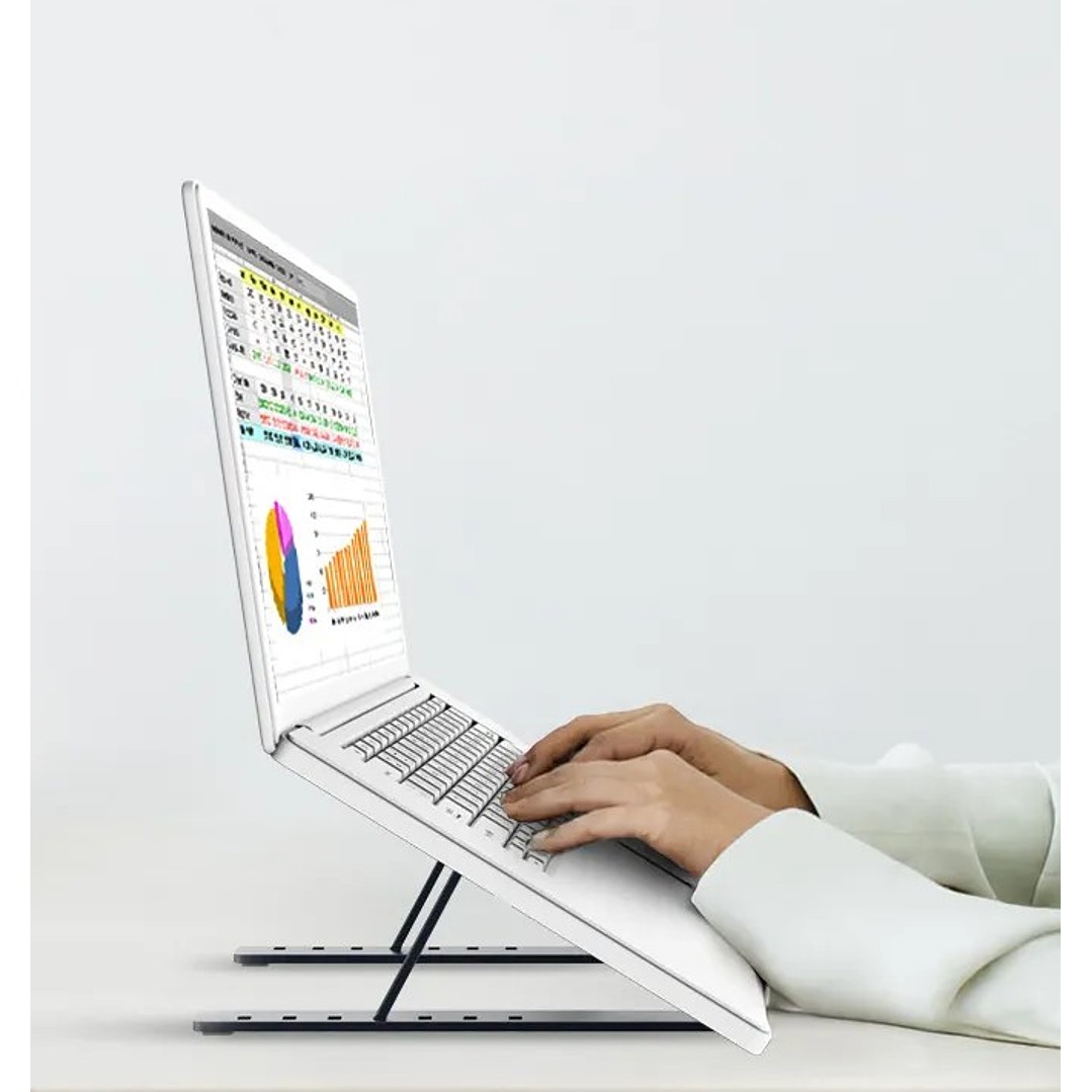 Base GENIUS P/Notebook - Tablet G-Stand Aluminio Hasta 17