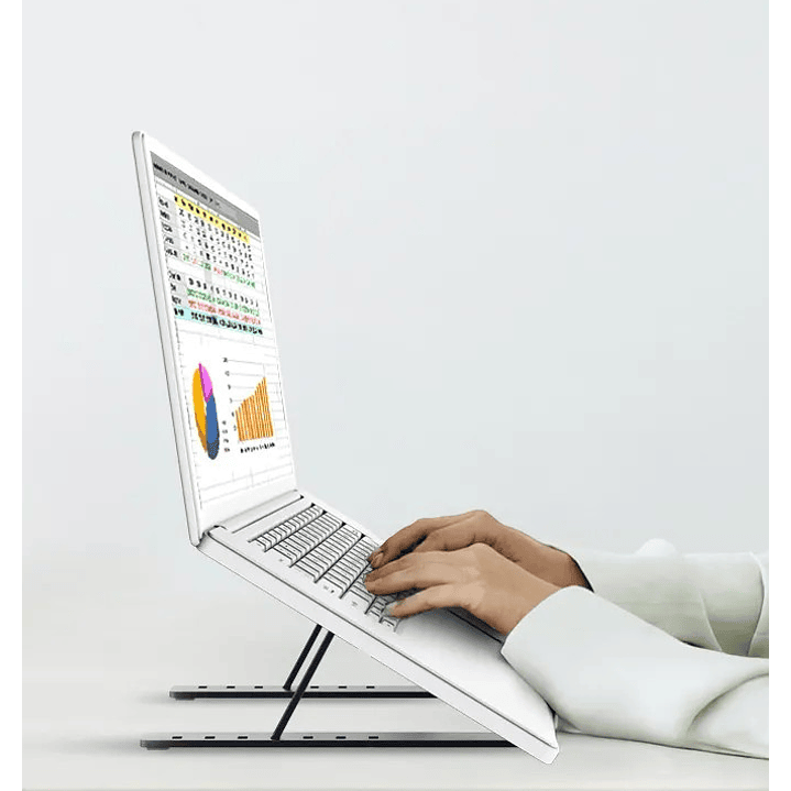 Base GENIUS P/Notebook - Tablet G-Stand Aluminio Hasta 17