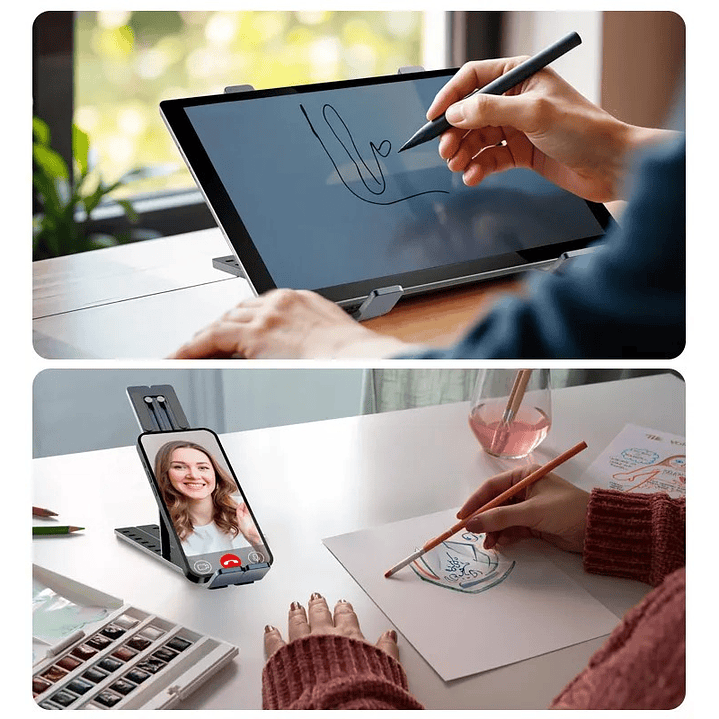 Base GENIUS P/Notebook - Tablet G-Stand Aluminio Hasta 17