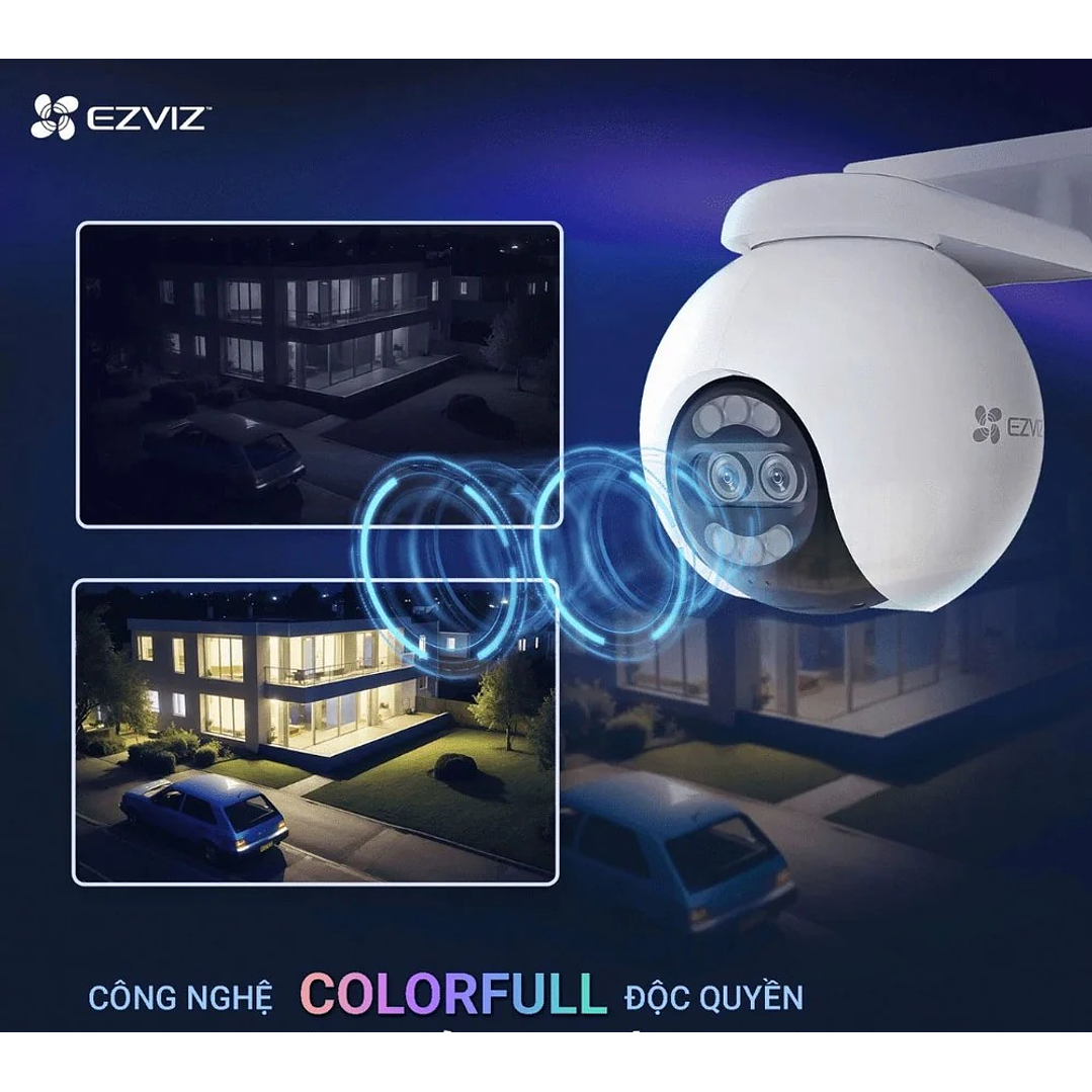 EZVIZ H80X Dual 4K Cámara de Seguridad WIFI 4K+2MP 5
