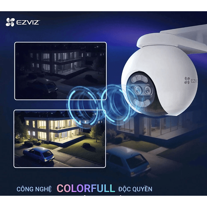 EZVIZ H80X Dual 4K Cámara de Seguridad WIFI 4K+2MP 5
