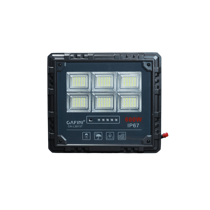 Reflector Solar LED 600W  Control Remoto y Panel Solar 4
