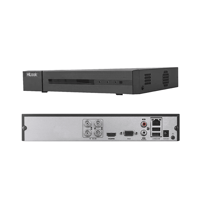 HILOOK DVR-204Q-M1 Grabador DVR de 4 Canales H.265 1080p 2