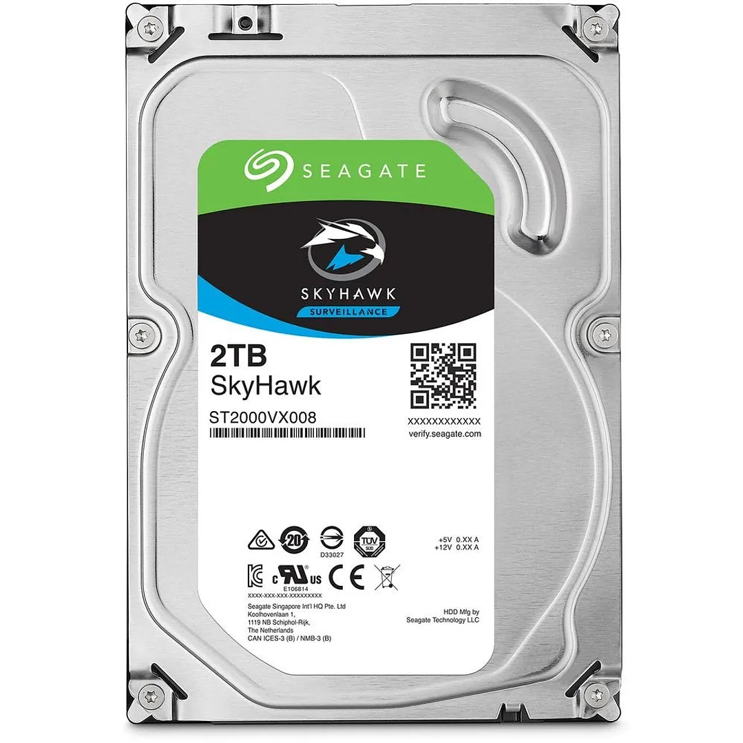 SEAGATE SkyHawk Disco Duro 3.5 2TB 5400RPM 256MB SATA 1