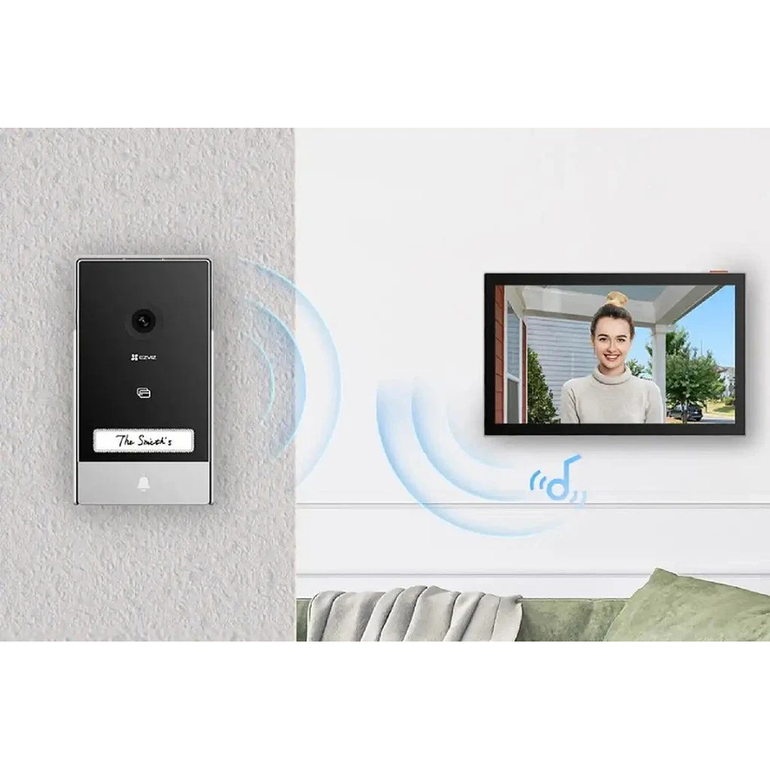 Timbre Videoportero EZVIZ WIFI 2K con Monitor touch 7