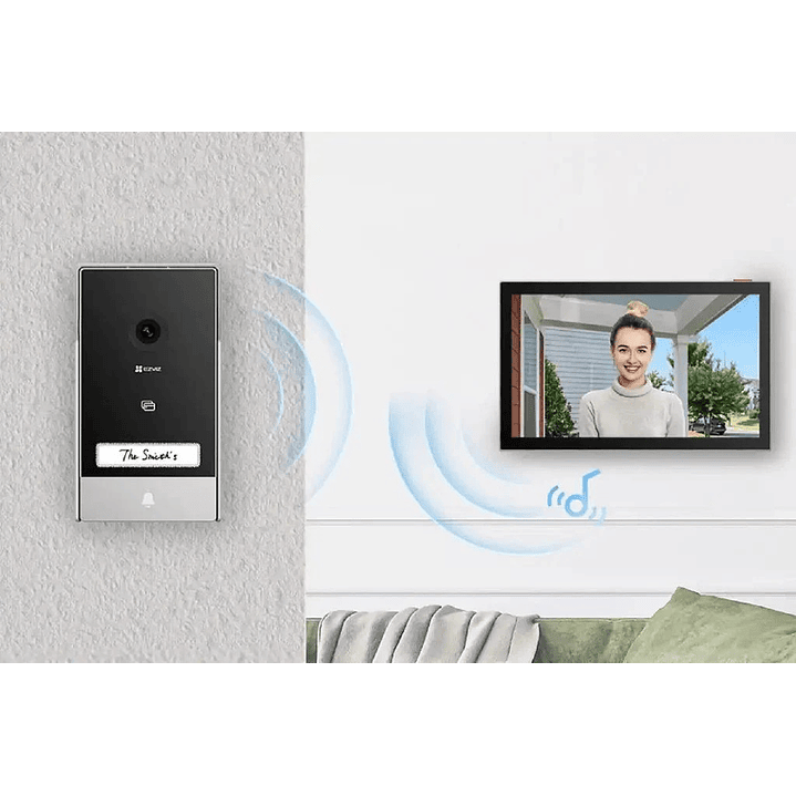 Timbre Videoportero EZVIZ WIFI 2K con Monitor touch 7
