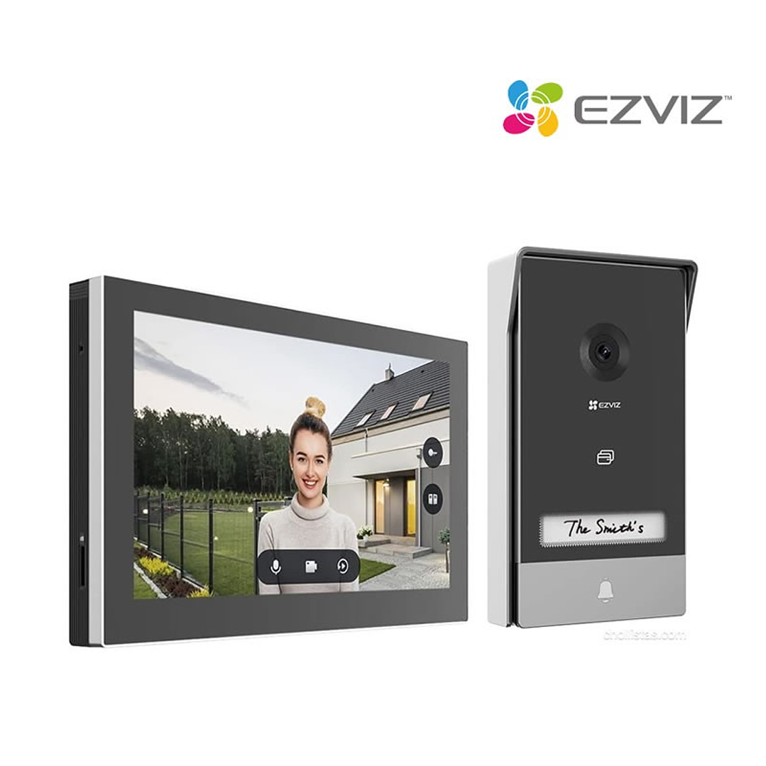 Timbre Videoportero EZVIZ WIFI 2K con Monitor touch 7