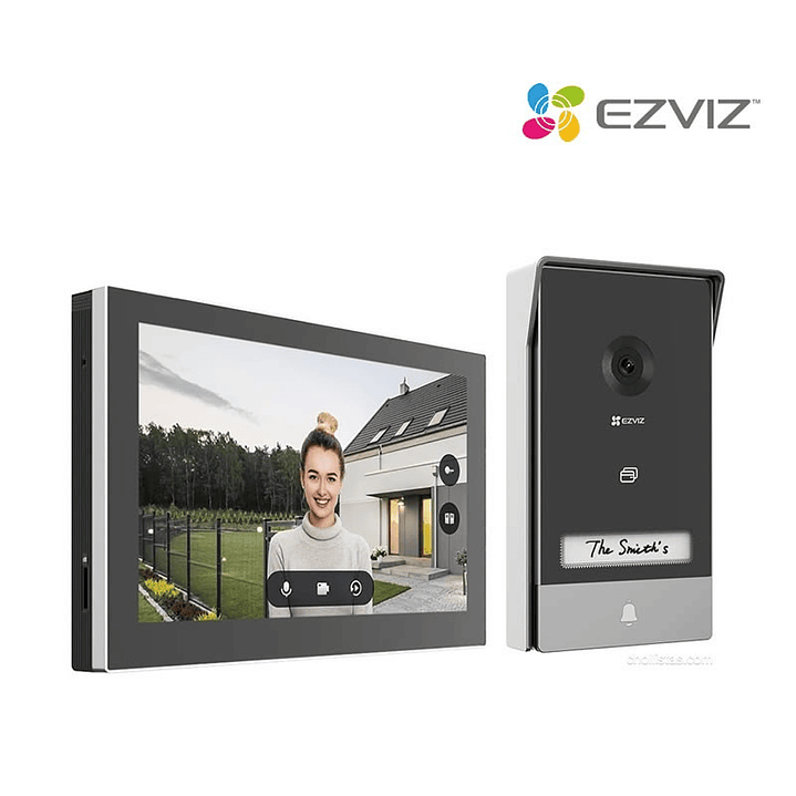 Timbre Videoportero EZVIZ WIFI 2K con Monitor touch 7