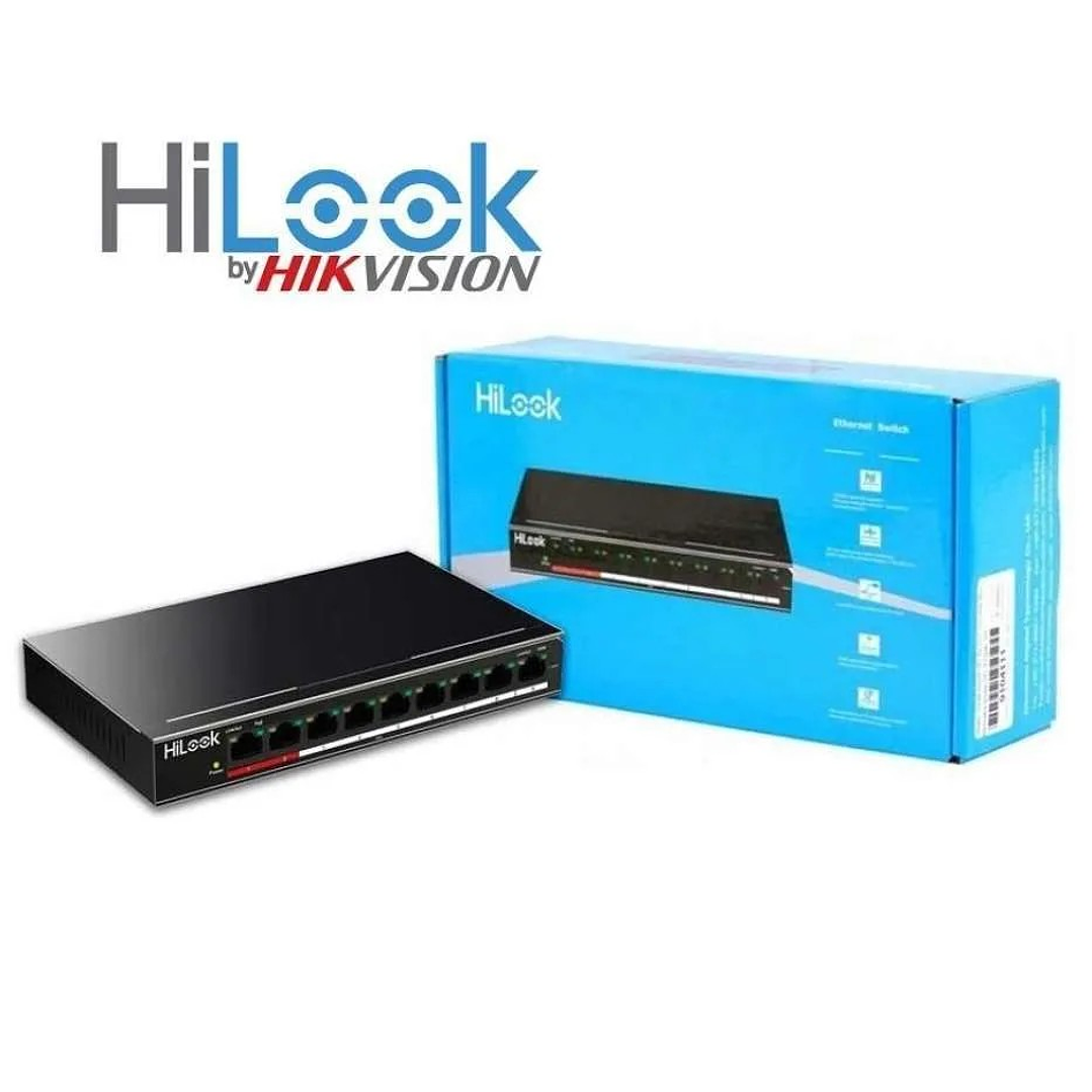 Switch POE 4 Puertos 100Mb 35W 250m HILOOK NS-0105P-35  3