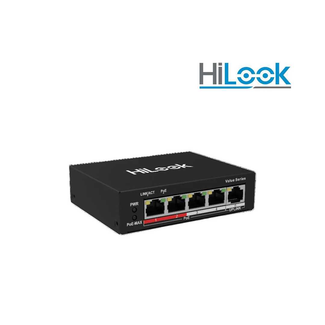 Switch POE 4 Puertos 100Mb 35W 250m HILOOK NS-0105P-35  1