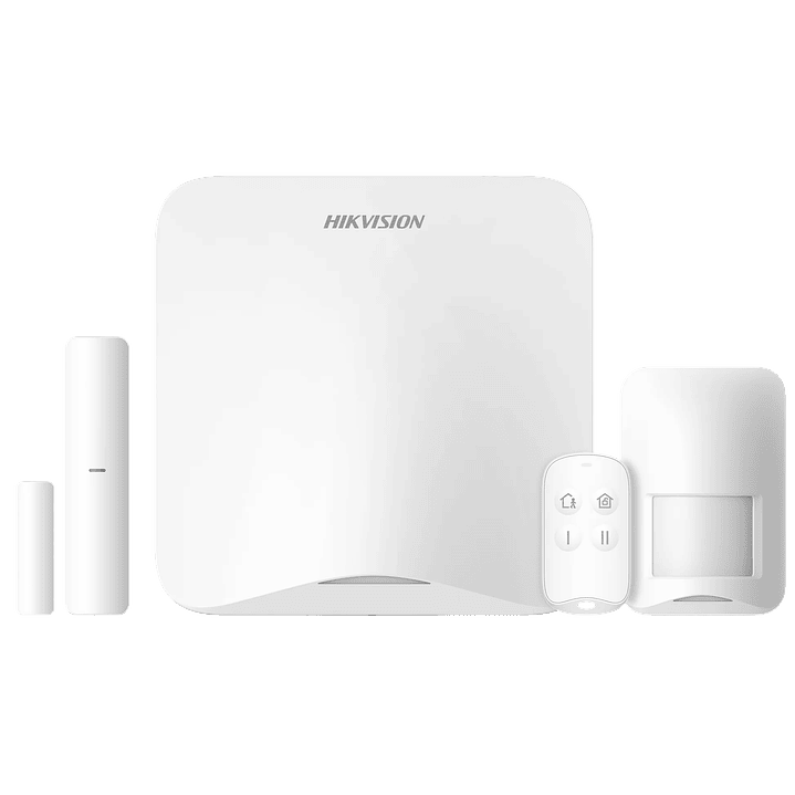 Kit Alarma AX Home Hikvision WiFi 16 Zonas HK-DS-PA201P-KIT-16WB Incluye Pir+CM+Pulsador 2