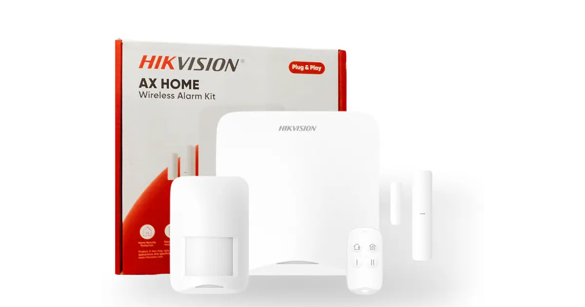 Kit Alarma AX Home Hikvision WiFi 16 Zonas HK-DS-PA201P-KIT-