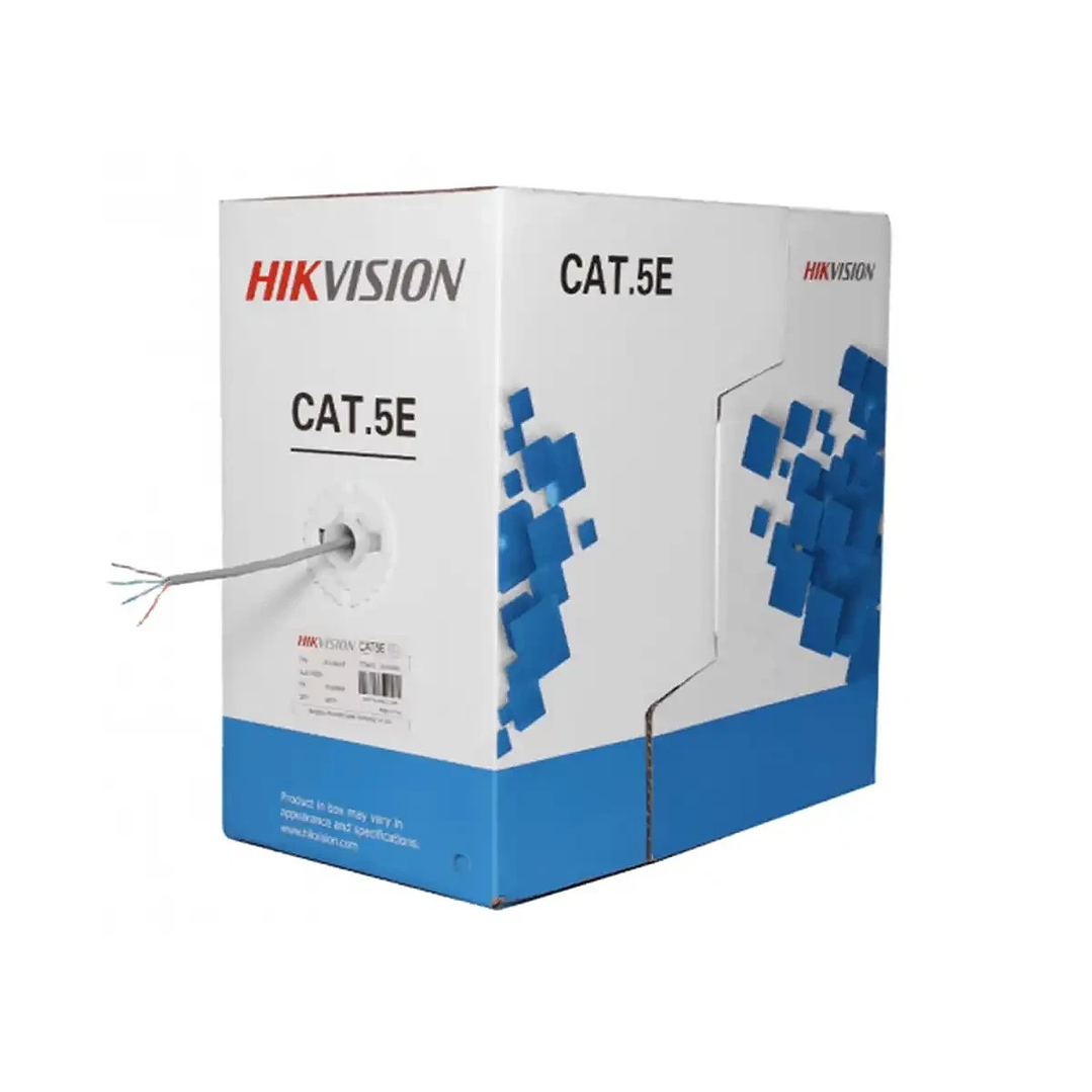 Cable de red UTP Cat 5E interior gris x 305mts HIKVISION DS-1LN5E-E/E  1
