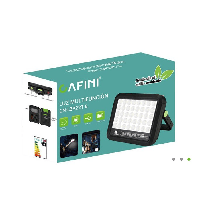 Reflector Portátil con Powerbank Cafini CN-L3922T-5  1