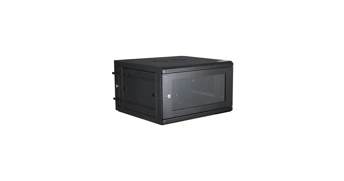 Gabinete de pared 6RU puerta de vidrio ZKTECO ZK-R6U-5406A